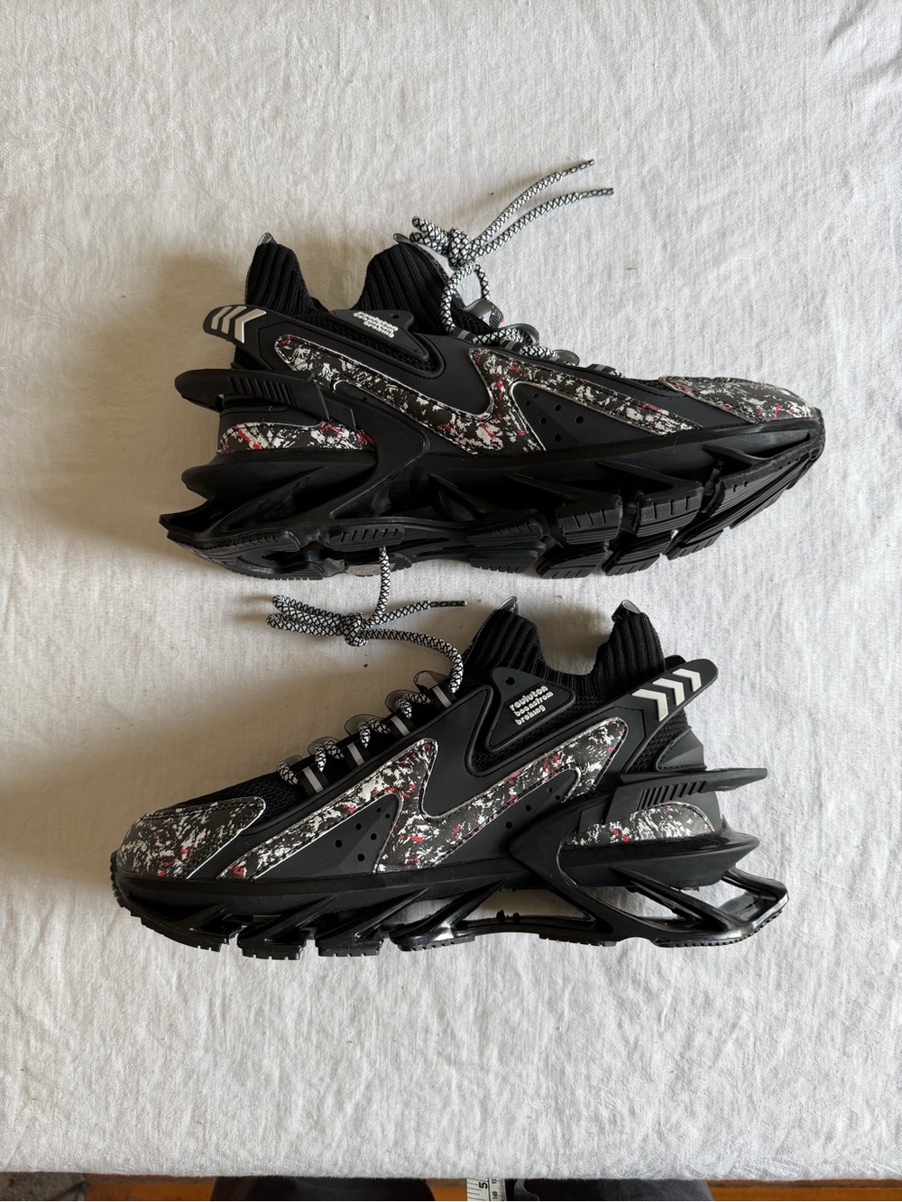 Men’s Reuluton “ Beansfrom breking “ Blade Sneakers Multicoloured Camo Size 41 - Picture 10 of 14